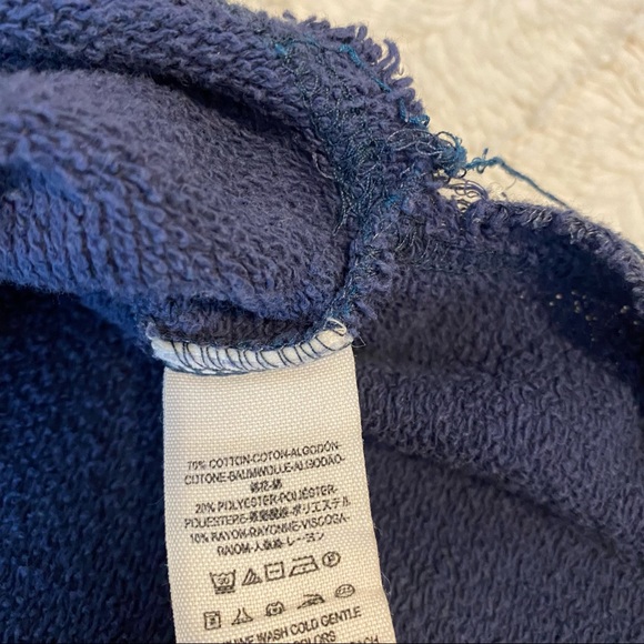 Free People Asymmetrical Raw Trim Hem Oversized Floral Sweater - Picture 9 of 11